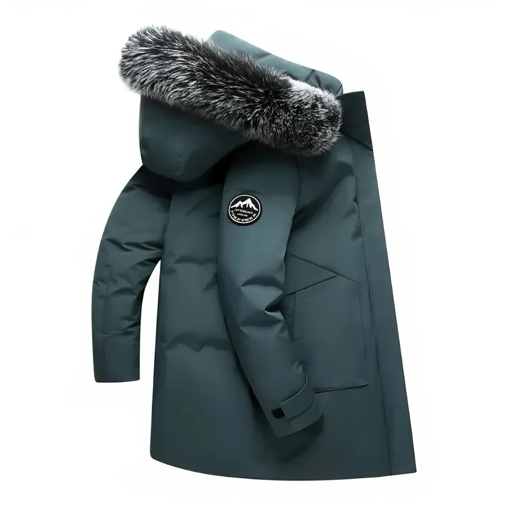 women's winter coat with fur hood