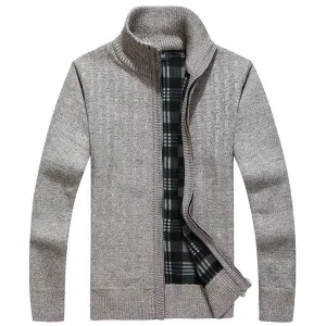 Zip Up Casual Wool Sweater Cardigans