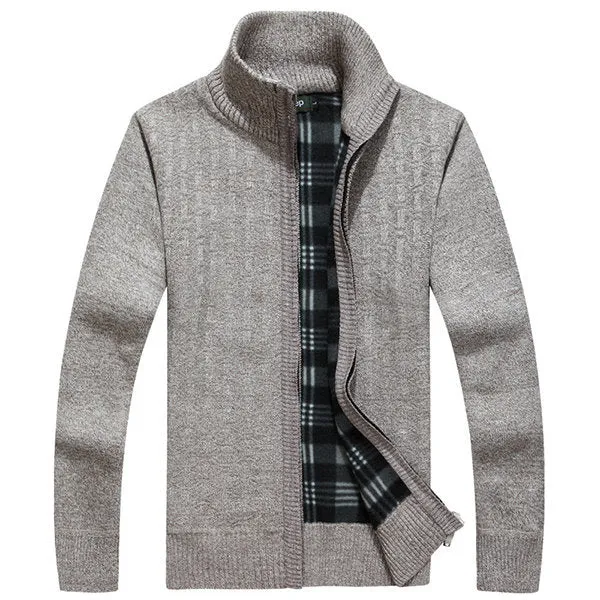 Zip Up Casual Wool Sweater Cardigans